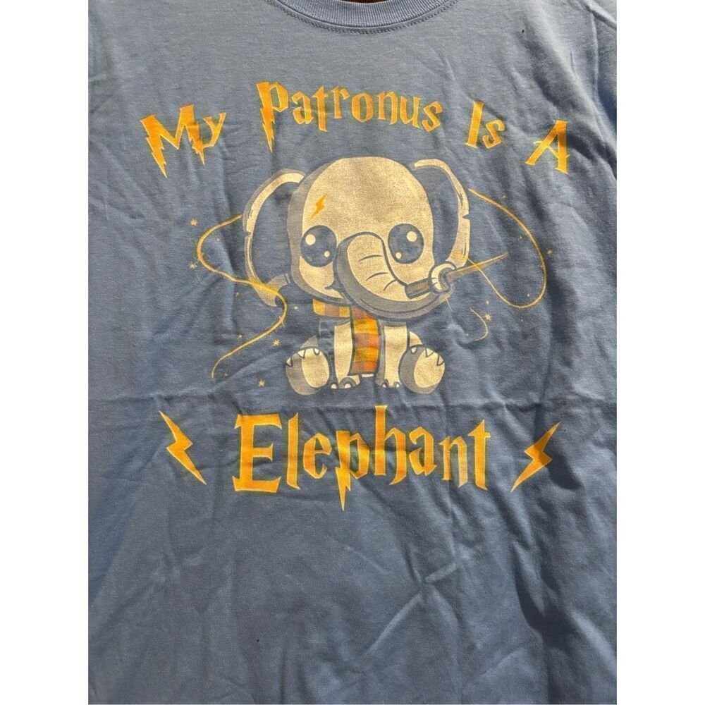 My Patronus is an Elephant Women's T-shirt size Small - Picture 2 of 2
